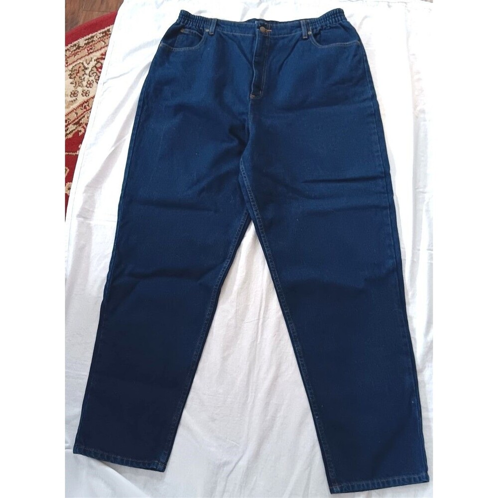 LL Bean Jeans 20 MT Original Fit Relaxed Dark Blue New w/o Tags